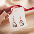 Shangjie Oem Joyas Weihnachtsgeschenk Großhandel Fashion Hook Ohrringe für Frauen Süßes Weihnachtsmann Weihnachtsschmuck Ohrringe Set Set